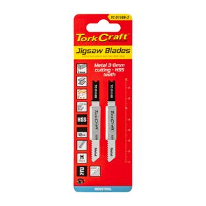 U-shank Jigsaw Blade 12tpi Metal 2mm 2pc